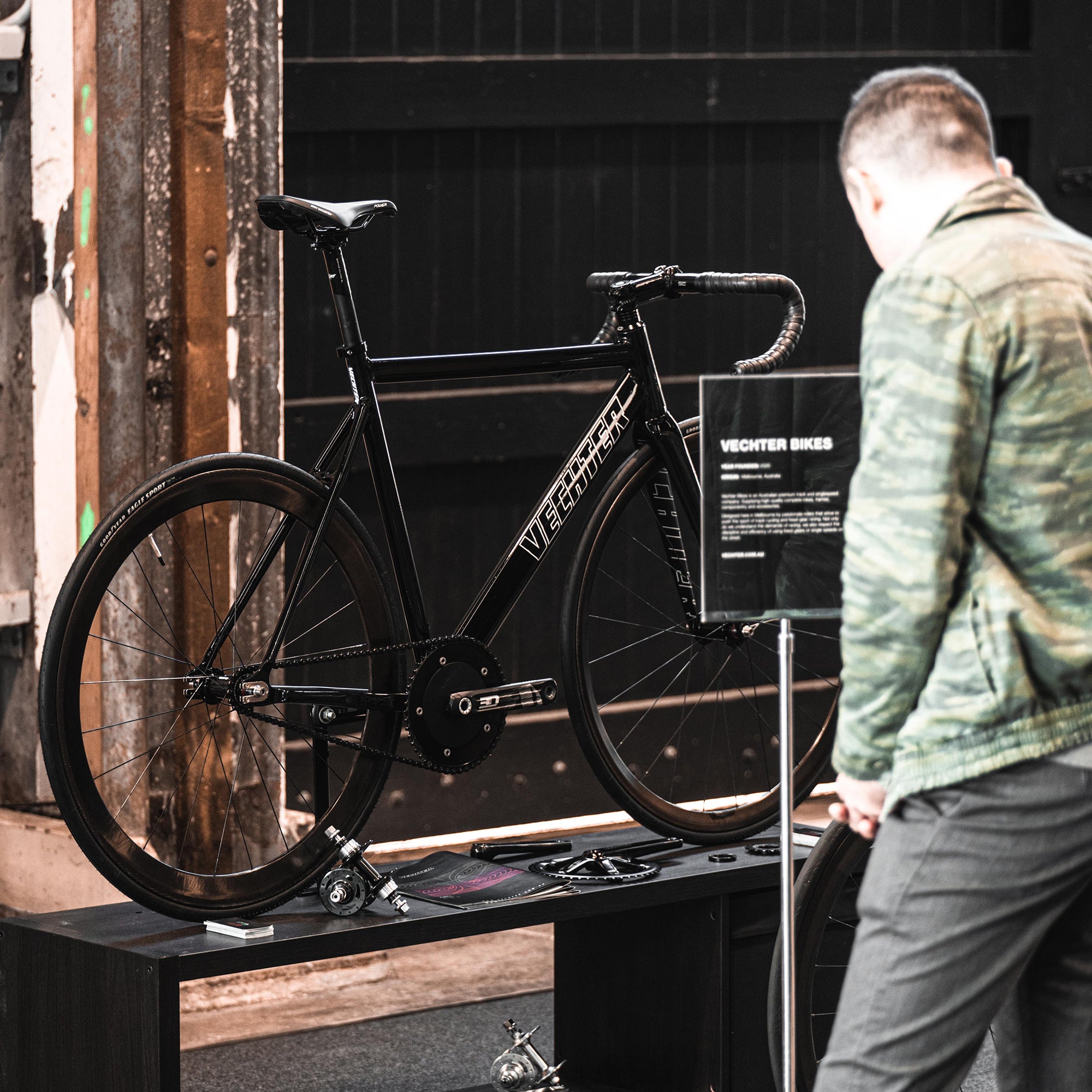 Vechter bikes showcase at the HMBS Hand Made Bicycle Show 2021